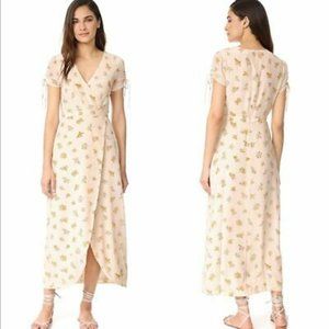Madewell Silk Wrap Maxi Dress